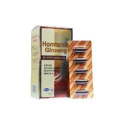 Homtamin Korean Ginseng Multivitamin Soft capsules Korean Ginseng Extract Multivitamins and Minerals
