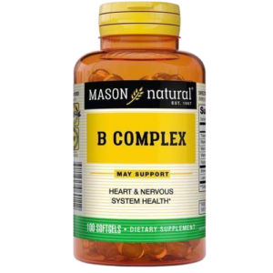 Mason Natural B-Complex, 100 Softgels