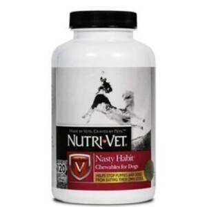 Nutri-Vet Nasty Habit Chewables for Dogs | Veterinarian Formulated | 120 Count