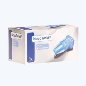 Novotwist on needle for novodisk diabetes pens