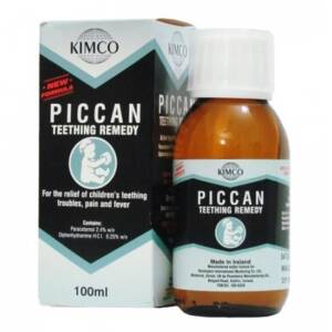 Piccan Teething Remedy Syrup 100ML - For the relief of children's teething troubles, pain and fever.