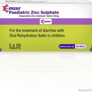 Paediatric zinc sulphate 20mg(Emzor)