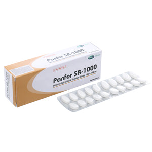 Panfor SR Metformin Hydrochloride 1000mg 10 Tablets
