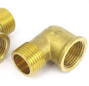 Adapter, 1/2BSP male to right angle 1/2BSP female hand-tight quick connector. - available on request