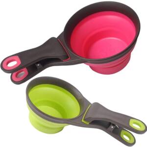 Pet Food Scoop Silicone Measuring Cup