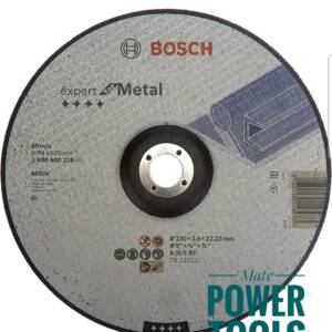 BOSCH EXPERT for METAL CUTTING DISCS with DEPRESSED CENTRE 230 _ 22.2_3mm