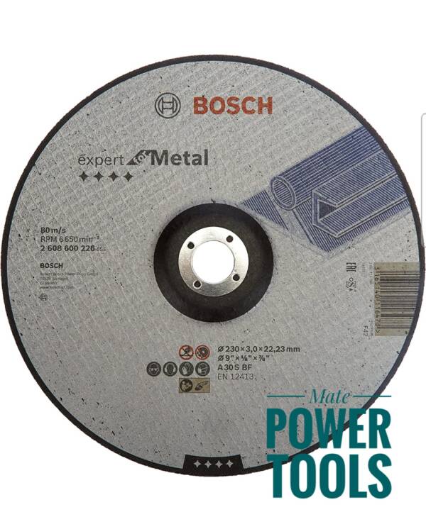 BOSCH EXPERT for METAL CUTTING DISCS with DEPRESSED CENTRE 230 _ 22.2_3mm
