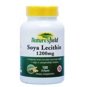 Soya Lecithin 1200mg for healthy nerve and brain function