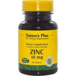 Zinc 10mg supplement tablet