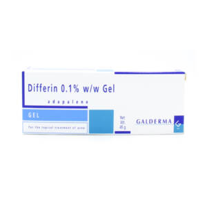 Differin 0.1%w/w (Adapalene) Cream (45g)
