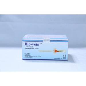 Bio-vein I.V cannula 22G/O.D-0.9mm/L-25mm (AGARY)