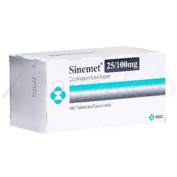 Sinemet (Carbidopa/Levodopa) 25/100mg x 100Tabs