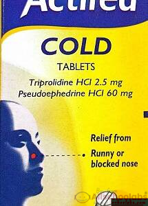 ACTIFED COLD TABS GSK