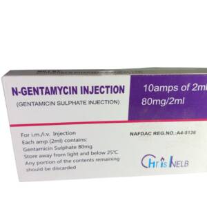 GENTAMYCIN INJ 80MG/2ML