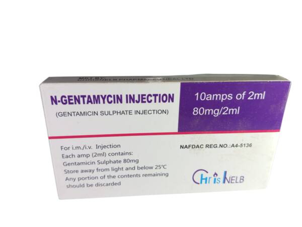 GENTAMYCIN INJ 80MG/2ML