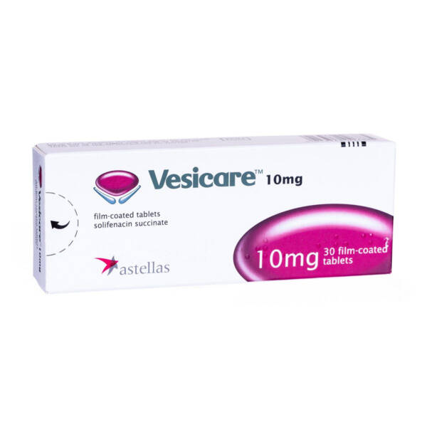 Vesicare 10mg(Solifenacin) x 30Tabs