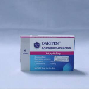 ART/LUMEFANTRINE 80mg/480mg (DAICITEM)1 x6TABS
