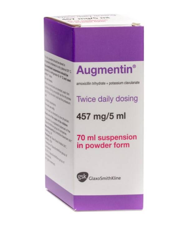 Augmentin 457mg/5ml x 1Bottle (70ml)
