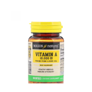 Mason Vitamin A 10000 IU -100 Soft Gels