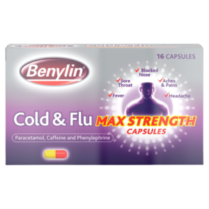 Benylin Cold & Flu Max Strength -16 Capsules