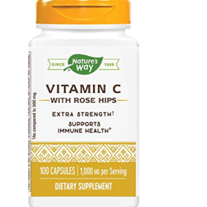 Nature?s Way Vitamin C-1000 With Rose Hips -100 Capsules