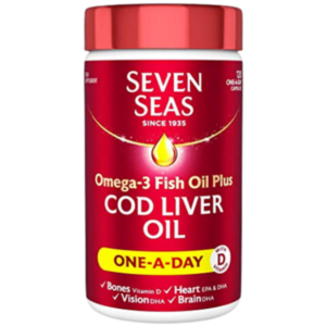 Seven Seas Cod Liver Oil + Omega 3 (120 Capsules)