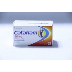 Diclofenac potassium 50mg  x1 x 100 tablets (CATAFLAM)  NORVATIS