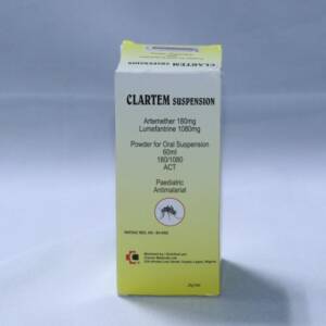 CLARTEM SUSP. 180/1080mg x 60ml PAEDIATRIC