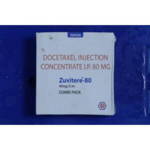 Docetaxel injection concentrate  (ZUVITERE)   80mg/2ml