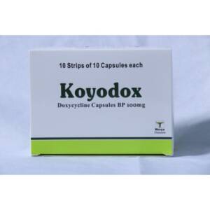 Koyodox (Doxycycline 100mg x 10 capsules)