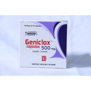 AMP+CLOX 500mg CAPS (GENICLOX)