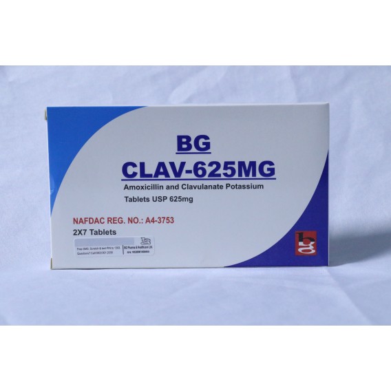 Amox + clav (BG-CLAV) 625mg