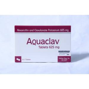 Amox & clav pot (AQUACLAV) 625mg x 2 x 7 tablets