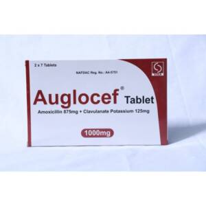 Amox 875 + clav pot 125 (AUGLOCEF) 1000mg x 14