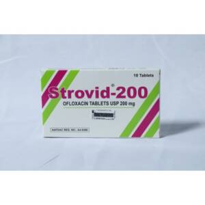 Ofloxacin  (STROVID) 200mg x 10 tablets