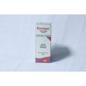 AMOXICILLINE SUSP. 125mg/5ml (EMMOX) 100ml