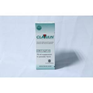AMOX/CLAV 228.5mg/5ml (CLAVULIN) 70ml SUSPENSION