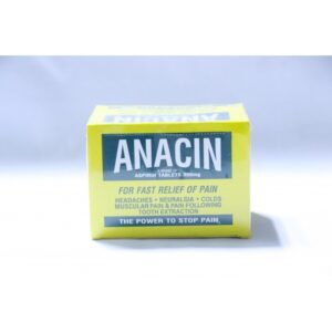 ASPIRIN TABS. ( ANACIN ) 300mg x 144