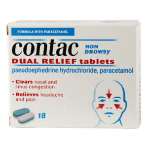 Contac Dual Relief Non-Drowsy ? 18 Tablets