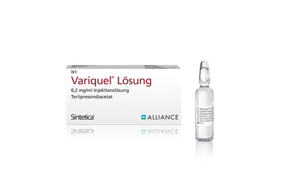 Variquel 1mg/ml Solution for injection (Terlipressin) x 5 Vials+Solvent