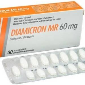 DIAMICRON 60MG MR 1/2