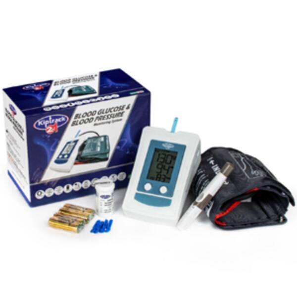 Kiptrack 2-in-1 Blood Glucose and Blood Pressure Monitoring System