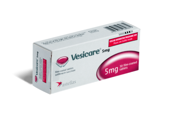 Vesicare 5mg(Solifenacin) x 30Tabs