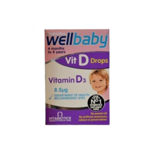 WellBaby Vitamin D3 Multivitamin Drops -30ml