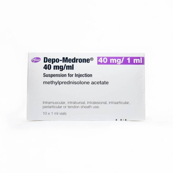 Depo-Medrone (Methylprednisolone) 40mg/ml Suspension for injection x 10Vials