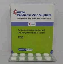 EMZOR PAEDIATRIC ZINC 1/10 (20MG)
