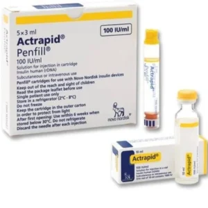 Actrapid Flexpen 100iu/3ml x 5