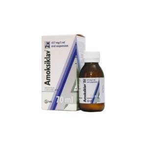 Amoksiklav 2x suspension 457mg/5ml