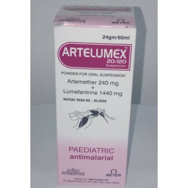 Artelumex Paediatric Suspesion x 60ml