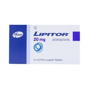 Lipitor 20mg x 30 Tablets